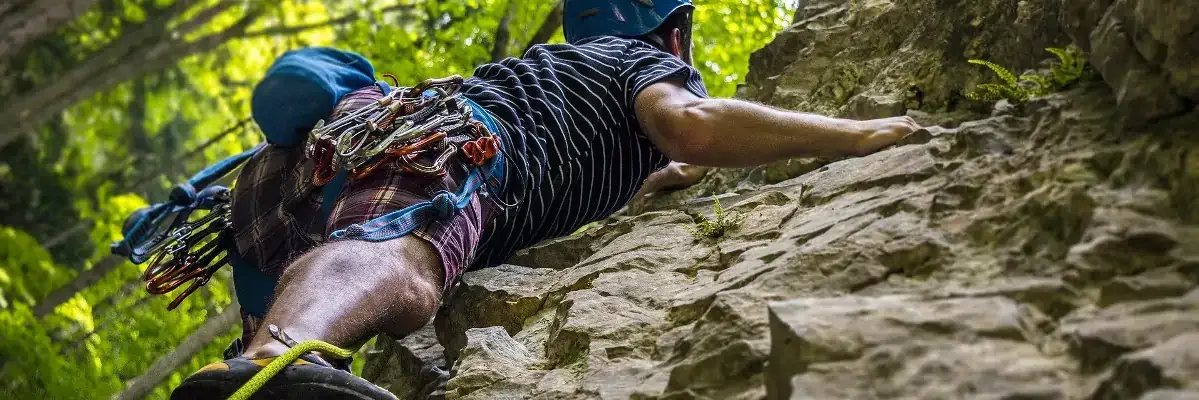 Outdoor-Sport in der Pfalz: Klettern